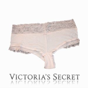 Victoria’s Secret Lace Trim Cheeky Panty Size L